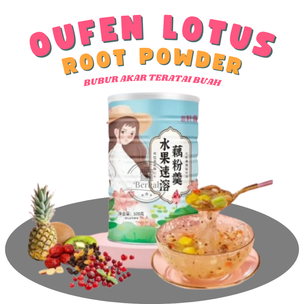 

Oufen Lotus Root Powder - Bubur Akar Teratai Buah 500gram [ BPOM - HALAL ]