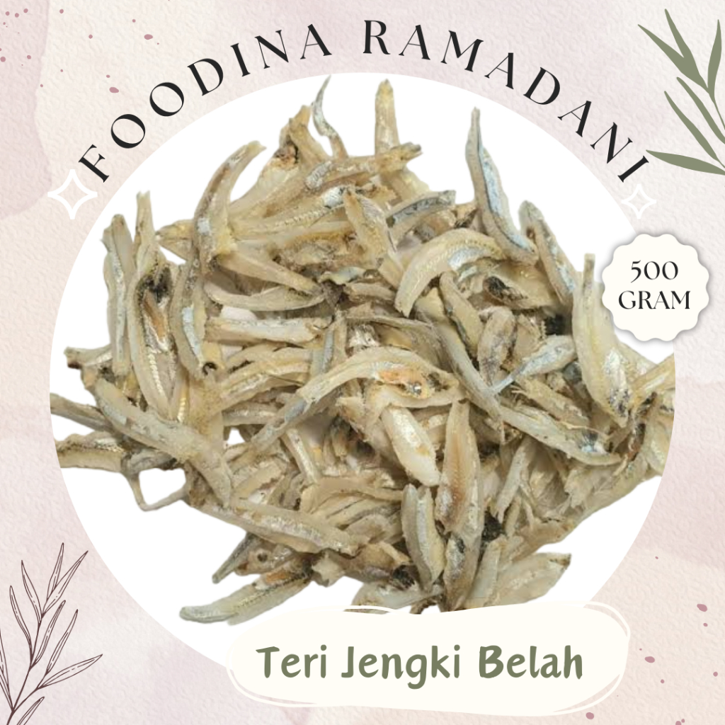 

IKAN TERI Jengki Belah Medan - Salted Fish Fresh [ Berat 500gr ] Harga Per 0,5 Kg