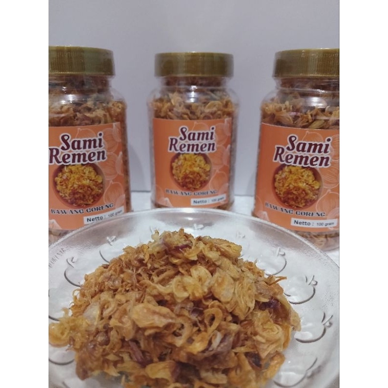 

Bawang Goreng SAMI REMEN 100gr