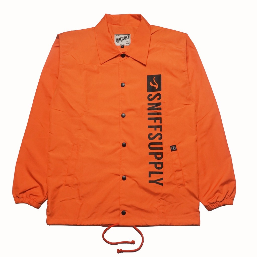 Sniff Supply Coach Jacket | HAWKINS#1 Orange