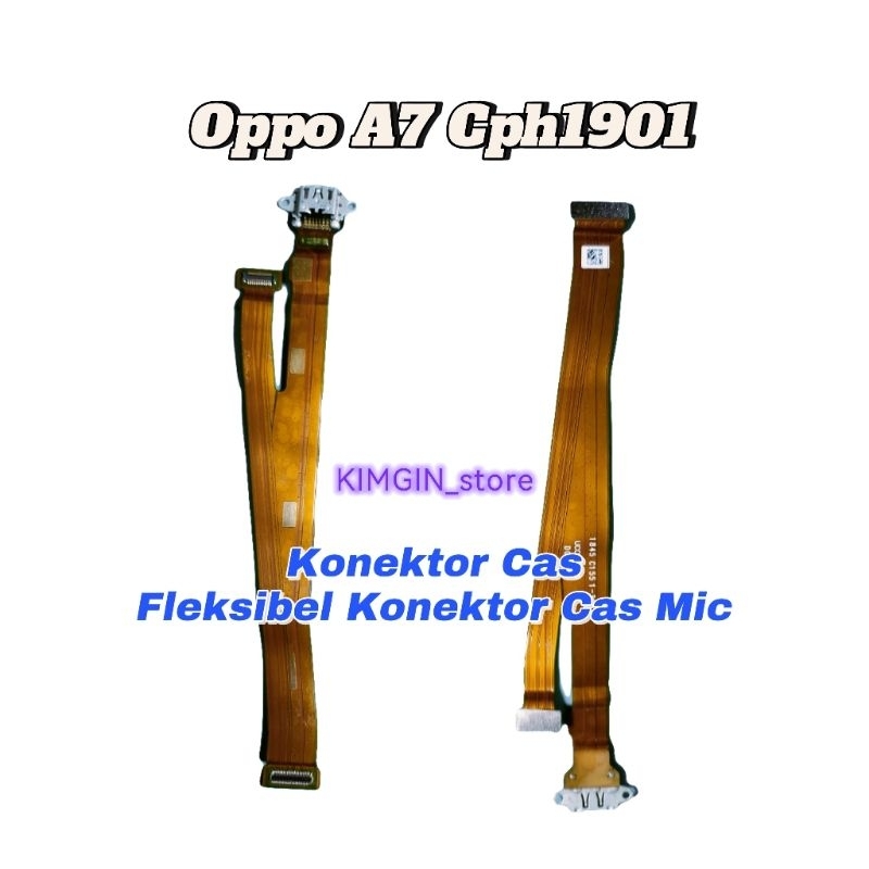 Konektor Cas Fleksibel Konektor Cas Mic Oppo A7 Cph1901 Original
