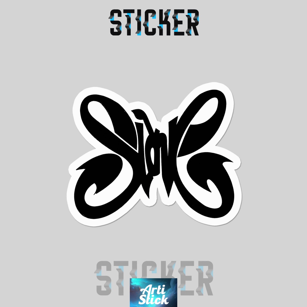 

(3 PCS) Sticker Band Series SLANK | Vinyl Laminasi anti air | ArtiStick Merch