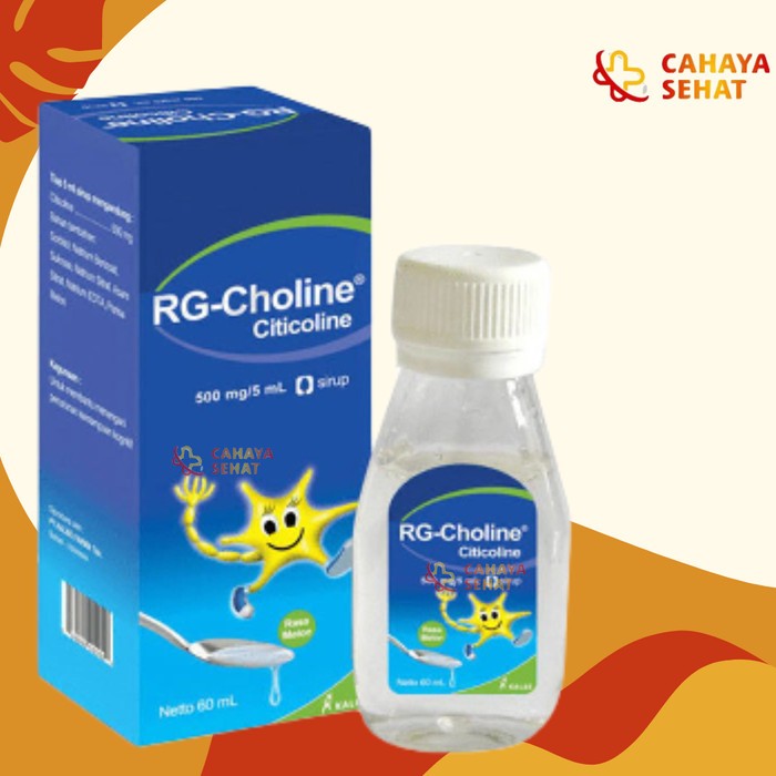 RG Choline Sirup Botol isi 60 ml - Suplemen Kesehatan Mata