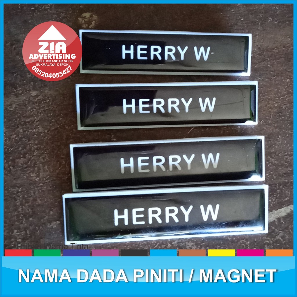 

Nama dada akrilik dilapis resin