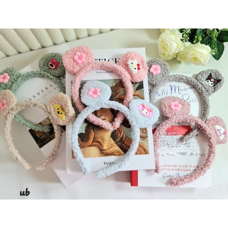 bando anak sanrio / bando melody lucu bulu domba / bando kuping sanrio / bando sanrio