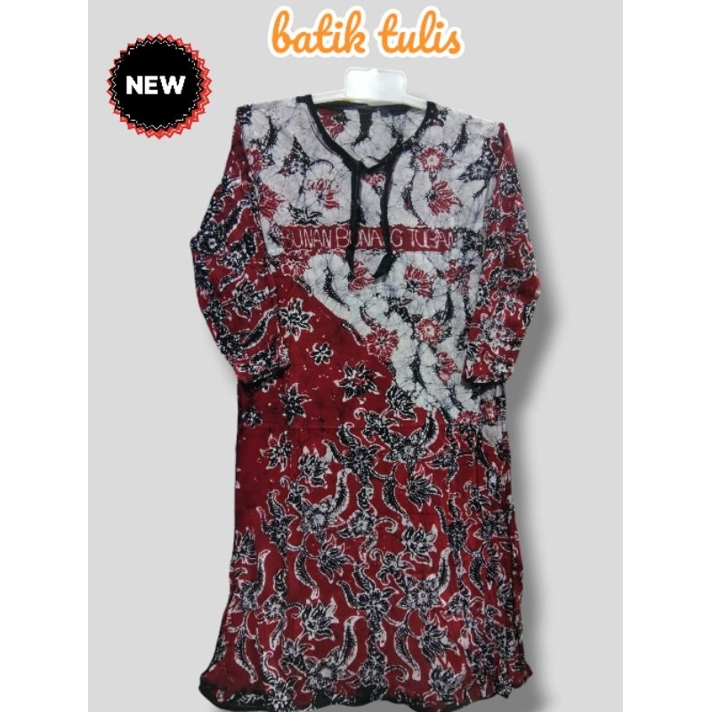 gamis anak batik tulis dress anak batik tuban sunan drajat umur 2 - 10 tahun