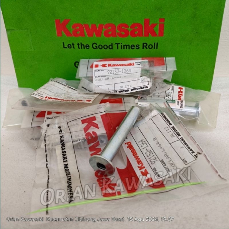 collar bosh sayap bawah kiri kawasaki edge blitz original (92152-1364)