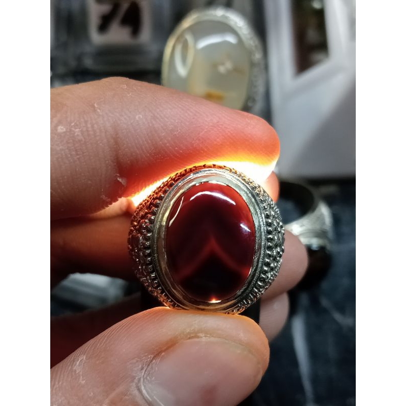 cincin batu akik Yaman Wulung junjung derajat