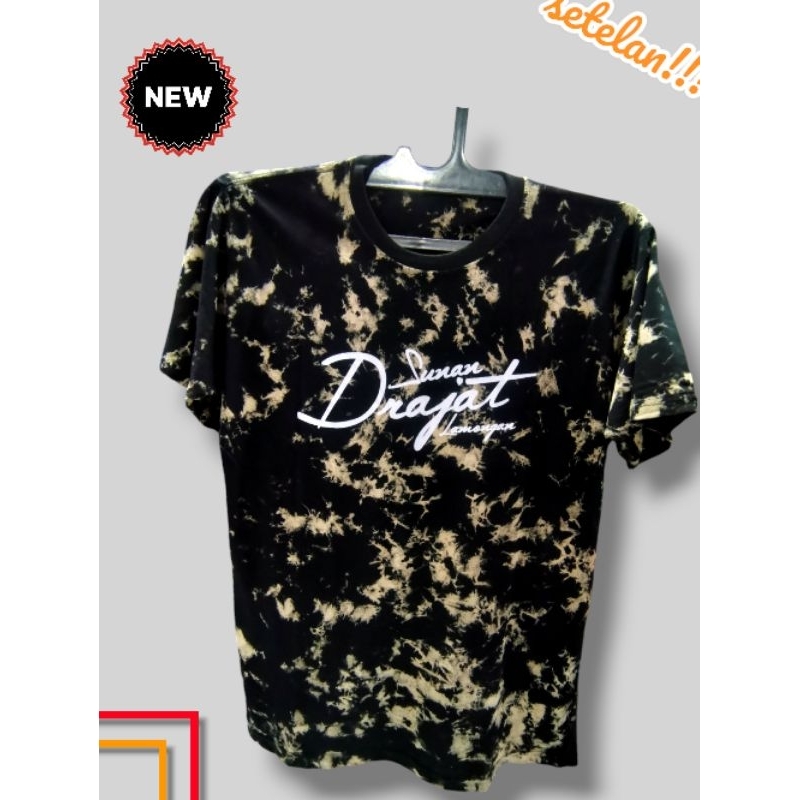 Atasan Kaos Sunan Drajat Pria / Wanita | Kaos Oblong Anak | Baju Tie Die Sunan Drajat