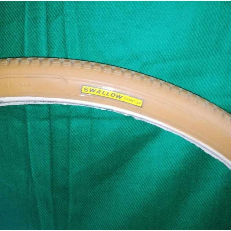 Ban Luar sepeda 26x1 3/8 SWALLOW warna coklat