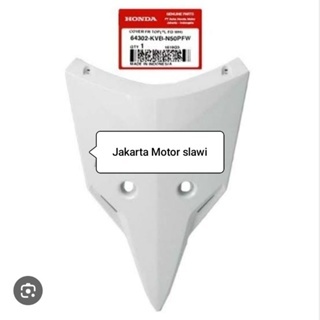 64302 KVB 930PFW cover fr top  tameng panel cover plat Vario 110 karbu lama putih ORI AHM