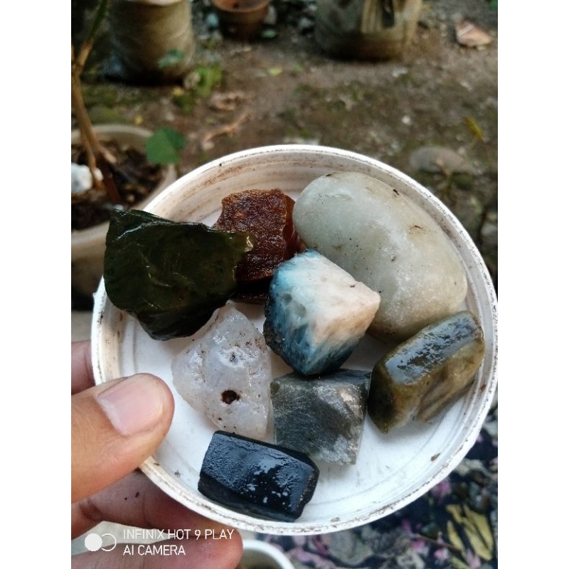 Batu Akik Indonesia sisaan gosok