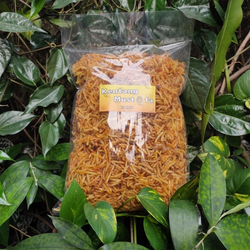 

1kg Kentang Mustofa Pedas Manis Daun Jeruk