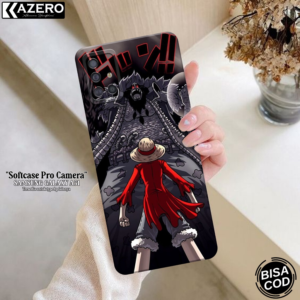 Kesing Samsung Galaxy A51 - Kazero Fashion Case Anime - Case Samsung Galaxy A51 - Pelindung Hp - Cas