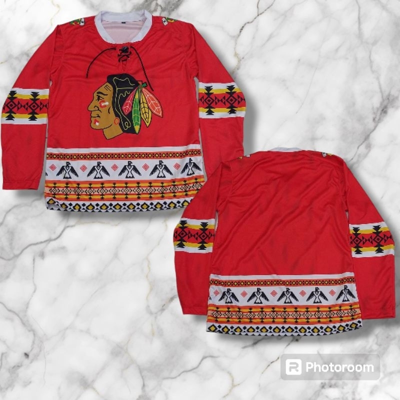 jersey olahraga Hoki es NHL chicago Blackhawks