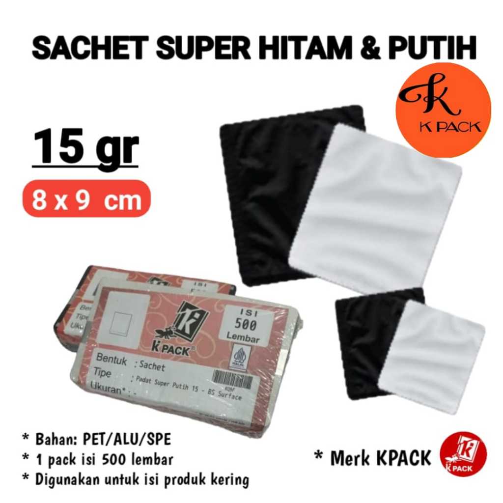 SACHET SUPER WARNA FULL ALUMUNIUM  FOIL 15GRAM