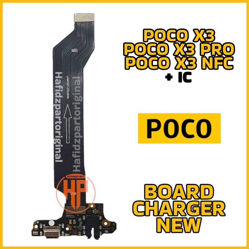 Flexibel Flexible Board Charger Konektor Pcb Cas Xiaomi Poco X3 / X3 NFC / X3 Pro Copotan