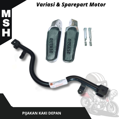Pijakan Kaki Depan Scoopy Set Footstep Ducati