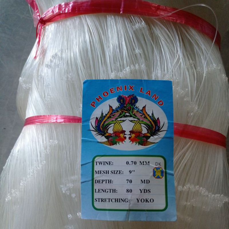 JARING IKAN BESAR 0.70 9 INCHI 70MD/80YDS YOKO JARING IKAN KAKAP OUJAT PUKAT IKAN JARING IKAN SENAR