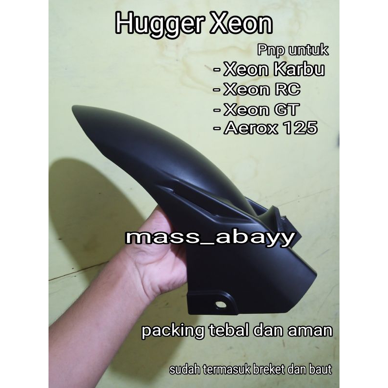 [ Rm ] Huger Hugger Spakbor Kolong Pnp Yamaha Xeon Karbu-Rc-Gt-Aerox 125 (Tinggal Pasang)