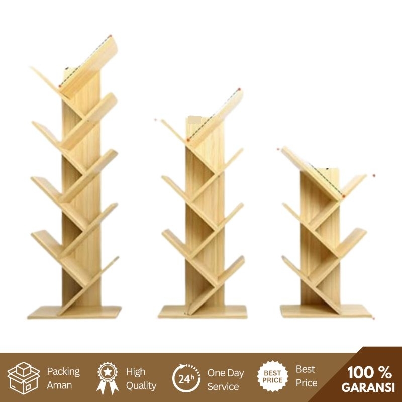 Rak Buku Cabang / Rak Buku Bentuk Pohon
