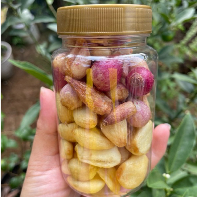 

Keripik Merah Putih - Keripik Bawang Mix Bawang Merah Utuh