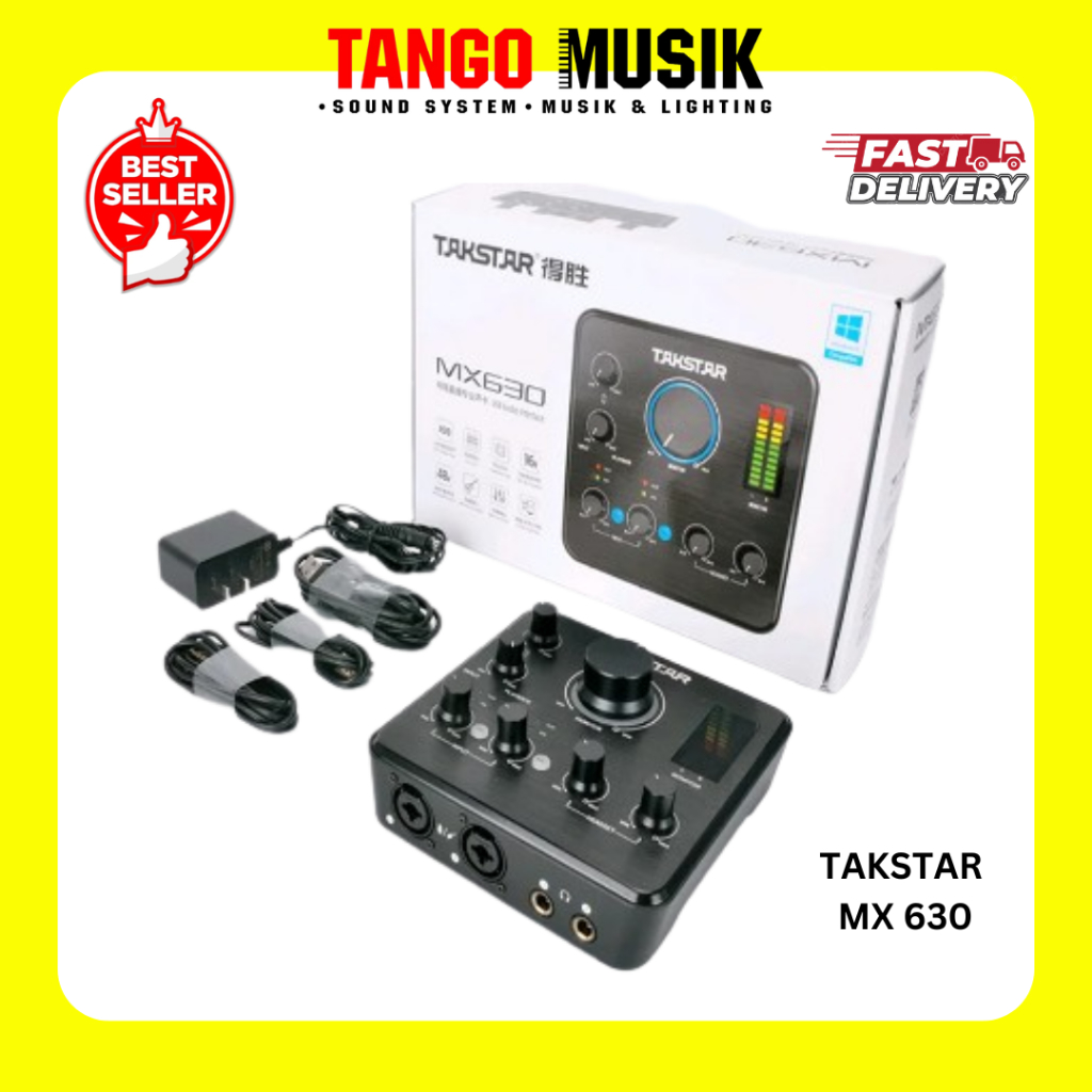 AUDIO INTERFACE TAKSTAR MX 630 ORIGINAL / TAKSTAR MX 630 Webcast Pro Sound Card ,BMJ / MAONO AME2 So