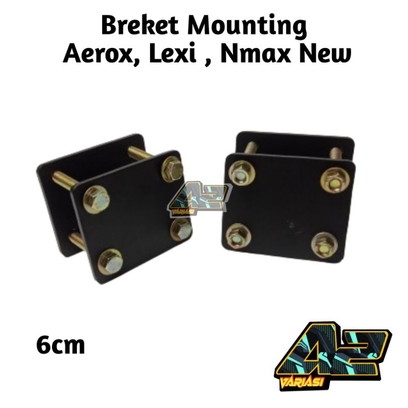 BREKET MOUNTING AEROX NEW/OLD NMAX NEW, LEXI PLAT TEBAL 5MM