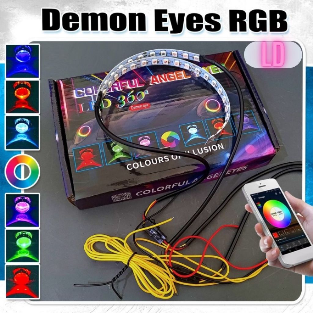 Demon eye Devil Eye RGB Matrix LED Bluetooth