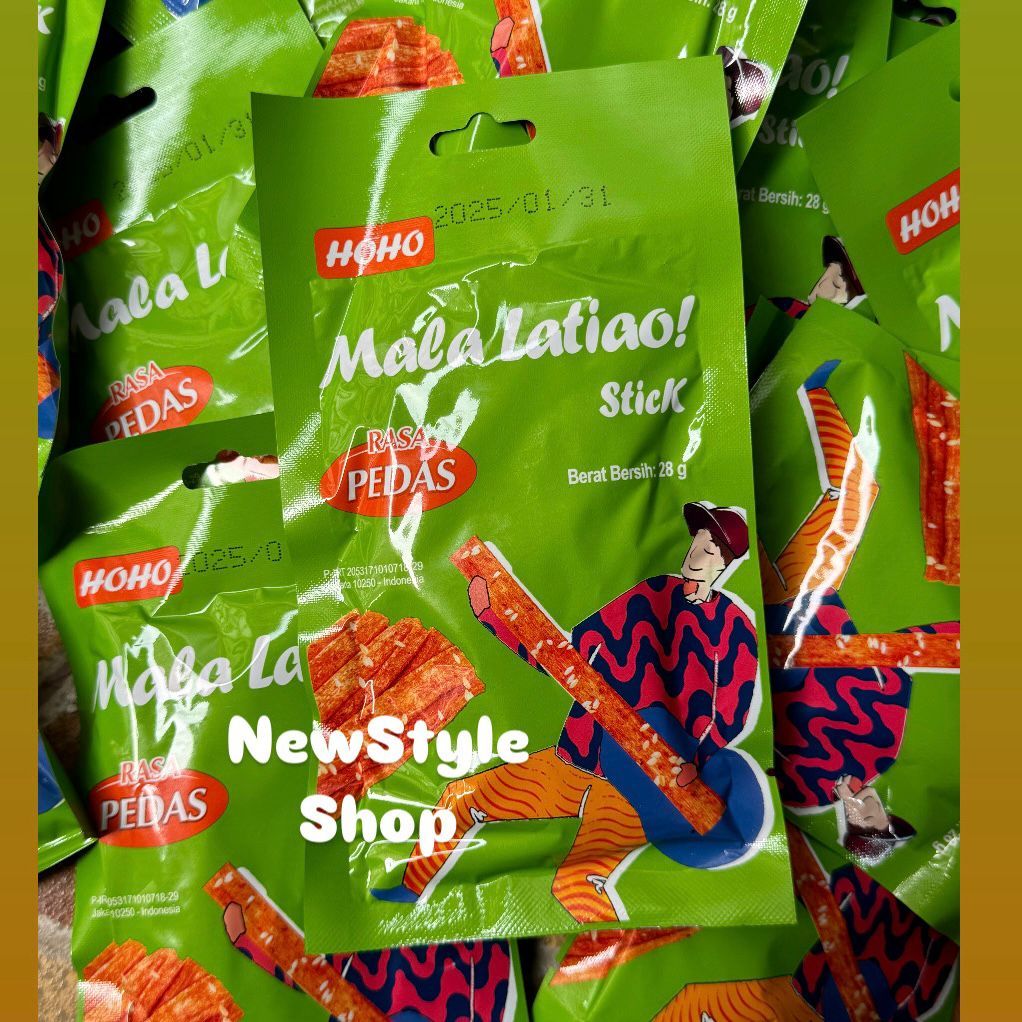 

[ HALAL P-IRT ] HOHO Mala Latiao Stick / Weilong Bulat / Latiao Snack Halal