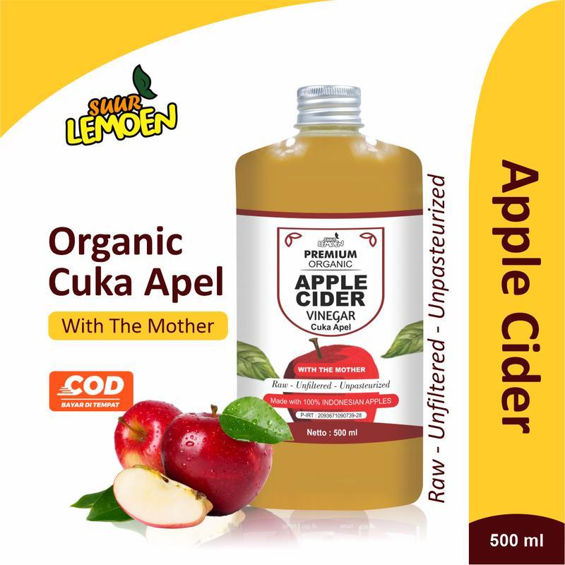 

Suur Lemoen - Apple Cider Vinegar 250 ml - 500 ml - Cuka Apel Premium Organic- TOKYAKYU