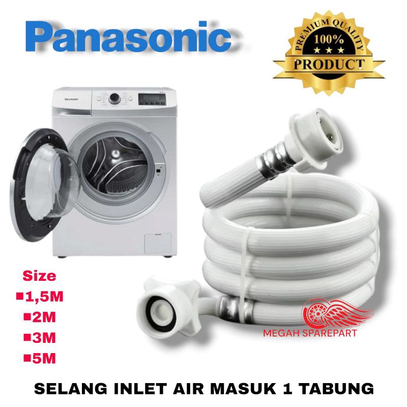 Selang water inlet mesin cuci PANASONIC 1 Tabung | selang masuk air mesin cuci