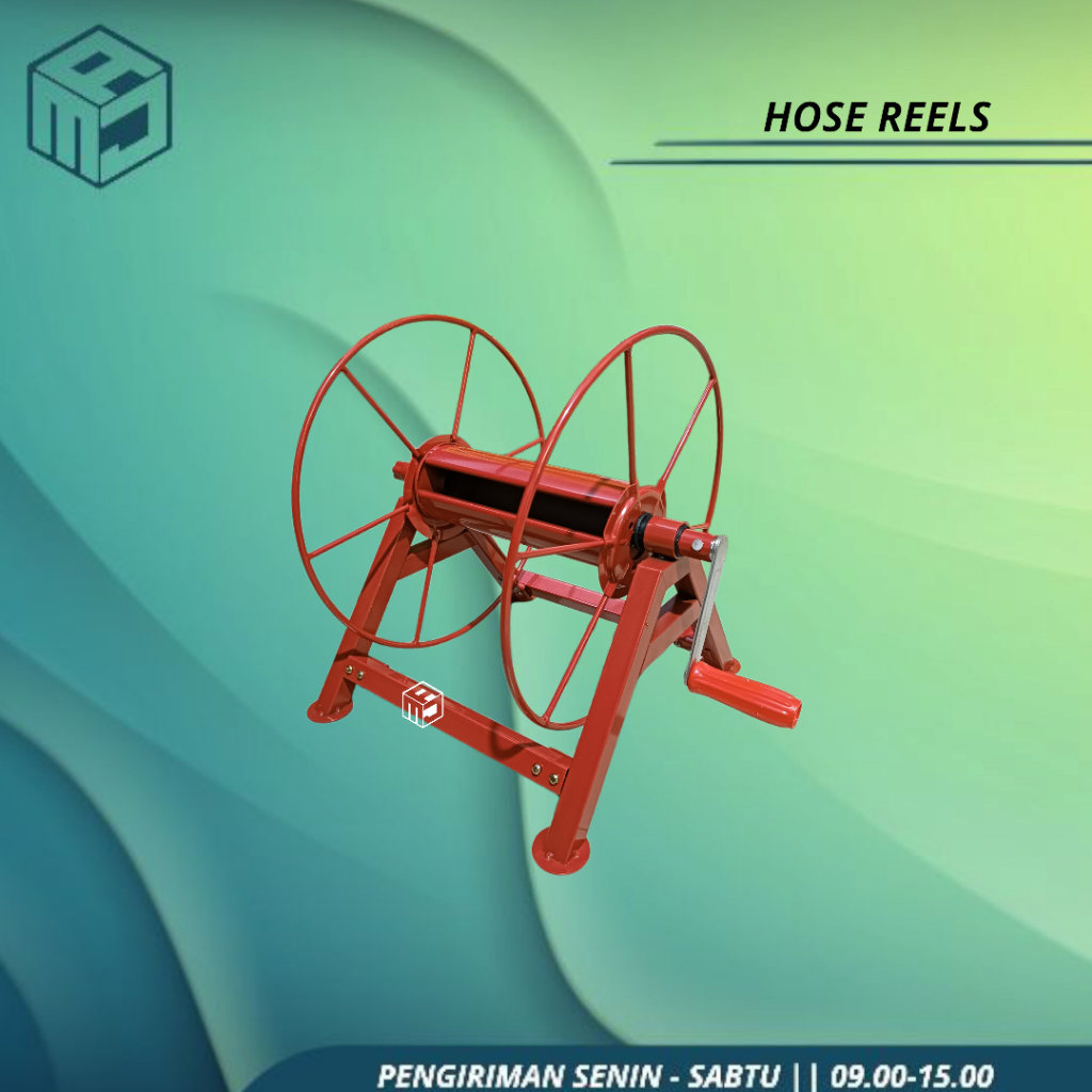 Gulungan Selang 100 Meter 50M Hose Reel Gulung Selang Kompresor Gulungan Kabel