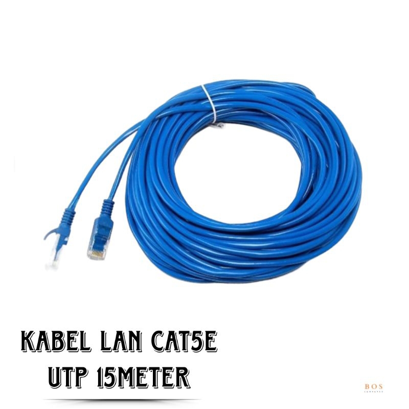 KABEL LAN 15M CAT5E UTP / KABEL LAN 15METER CAT5E