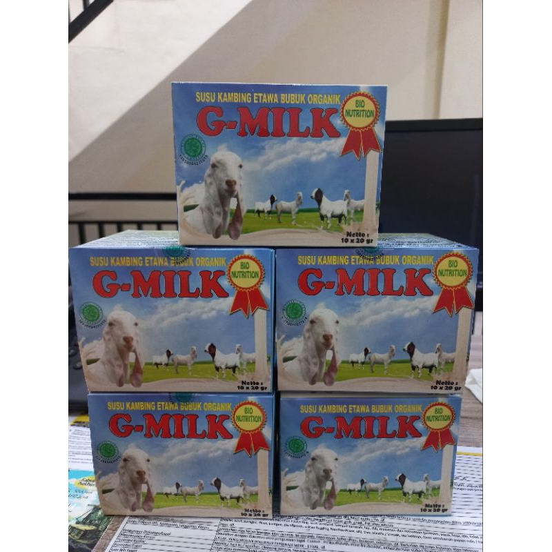 

SUSU KAMBING ETAWA BUBUK ORGANIK G-MILK