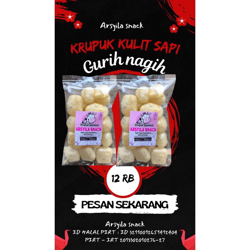 

Krupuk Kulit Sapi Spesial - Camilan Tradisional yang Lezat