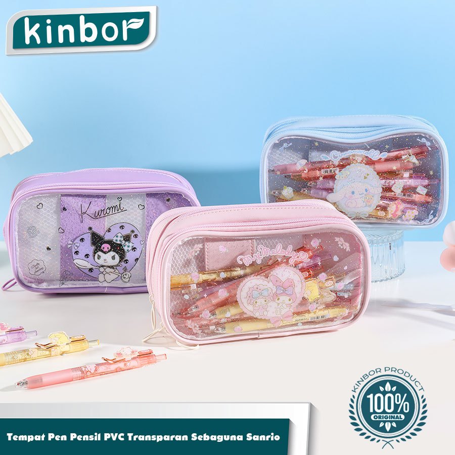 

Pencil case transparan motif My melody/ Tempat pencil PVC