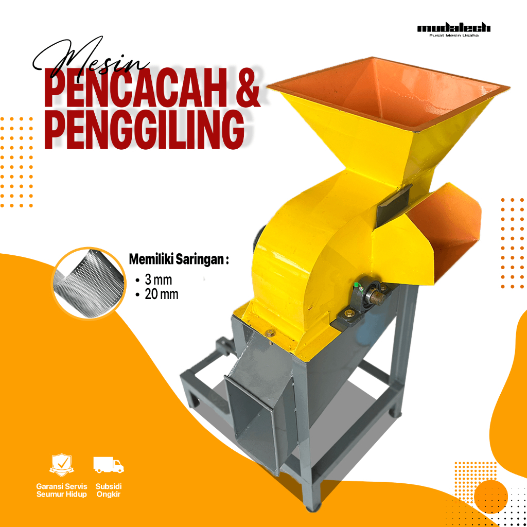 Mesin Cacah Rumput Batang MINI Multifungsi Pencacah Rumput Kecil