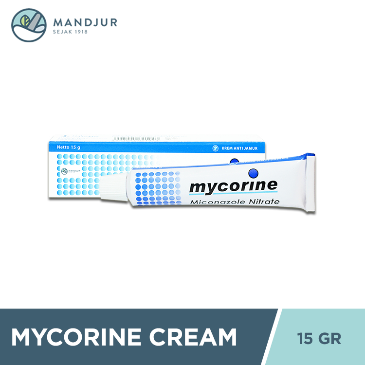 Mycorine Cream 15 Gr - Salep Gatal Jamur, Panu, Kurap, Kutu Air