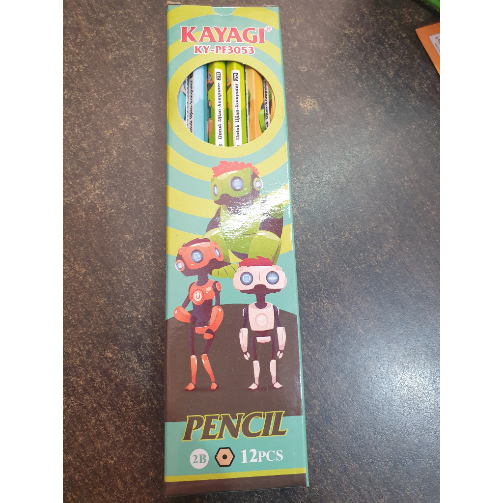

Pensil 2B Kayagi KY-PF3053 Karakter Lucu Unik Robot