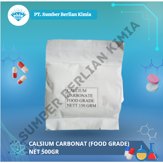 

CALSIUM CARBONAT (FOOD GRADE) NET 500GR