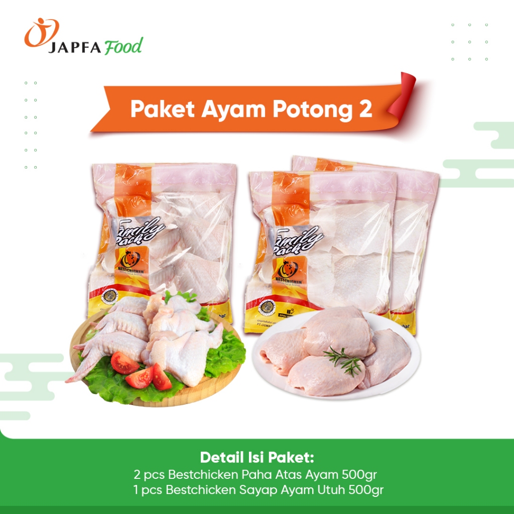 

Paket Ayam Potong 2 - Bundling Bestchicken Paha Atas & Sayap Ayam