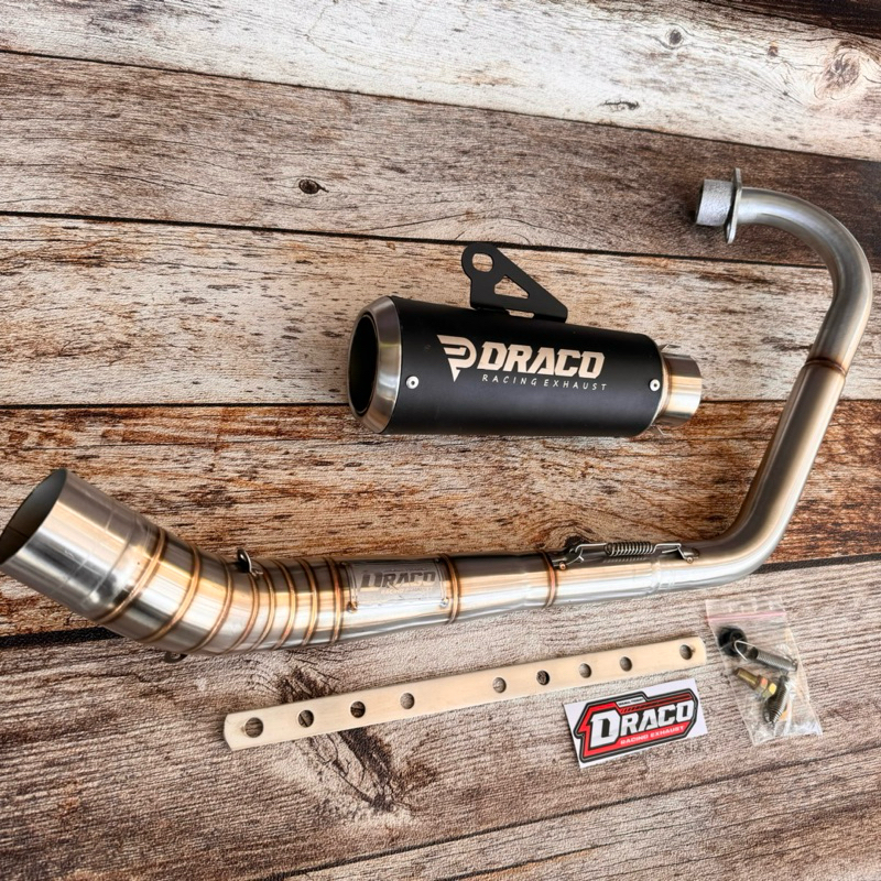 Knalpot Original Draco Gp1 kolong bawah CRF KLX DTRACKER