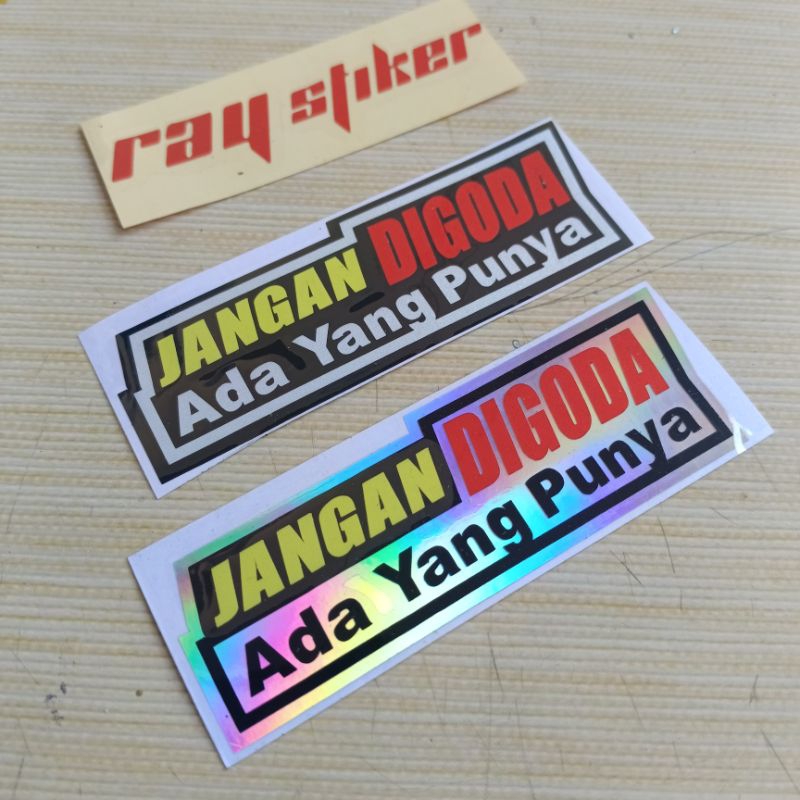 

STIKER CUTTING JANGAN DI GODA ADA YANG PUNYA