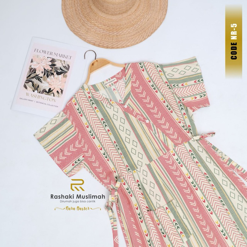 Daster Baju Busui Rayon Premium Jumbo Nara Daster By Rashaki Muslimah