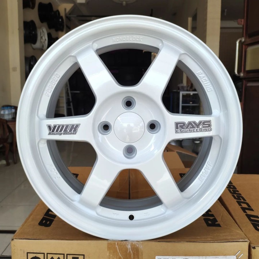 velg mobil r16 TE37 + ban GT HPY 205/55 R16 freed jazz yaris ignis