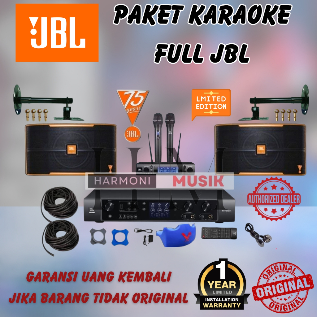 Paket Karaoke JBL PASION 10 - Karaoke JBL ORIGINAL - GARANSI RESMI 1 TAHUN