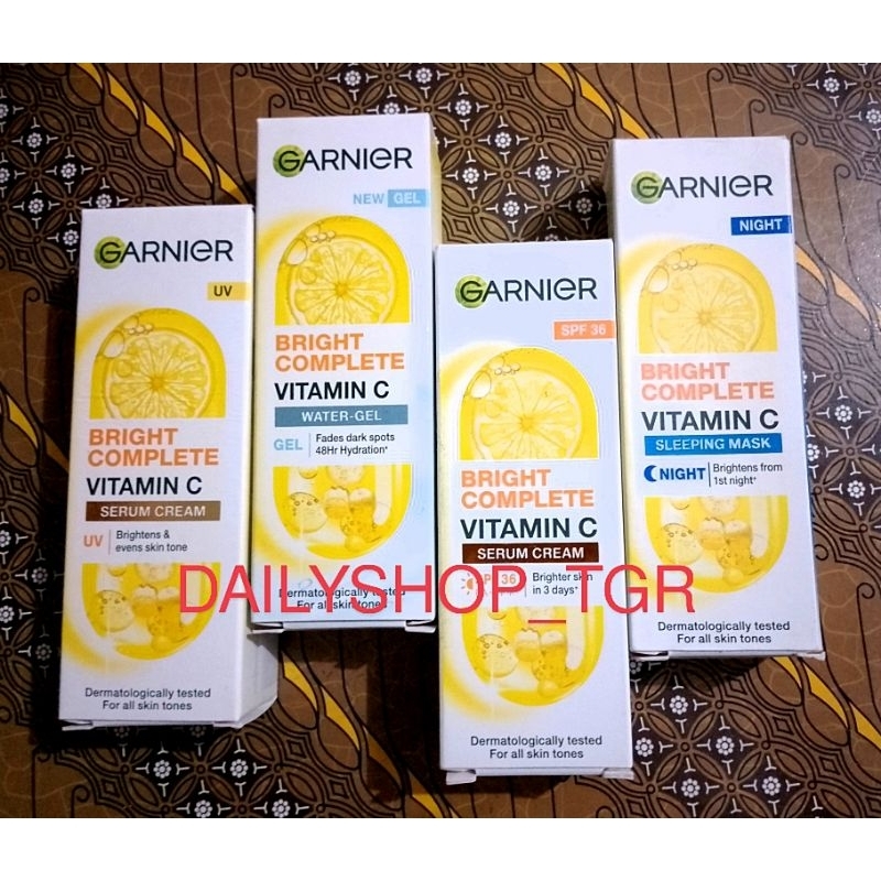 Garnier Bright Complete Serum Cream siang /malam