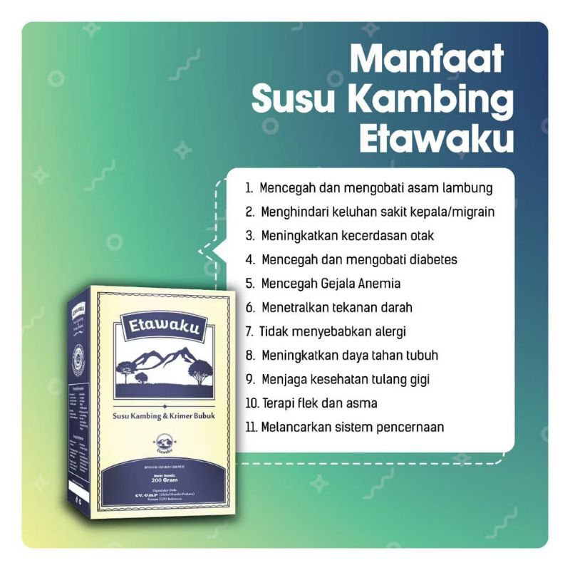 

Susu Kambing Etawaku Platinum untuk Pernafasan