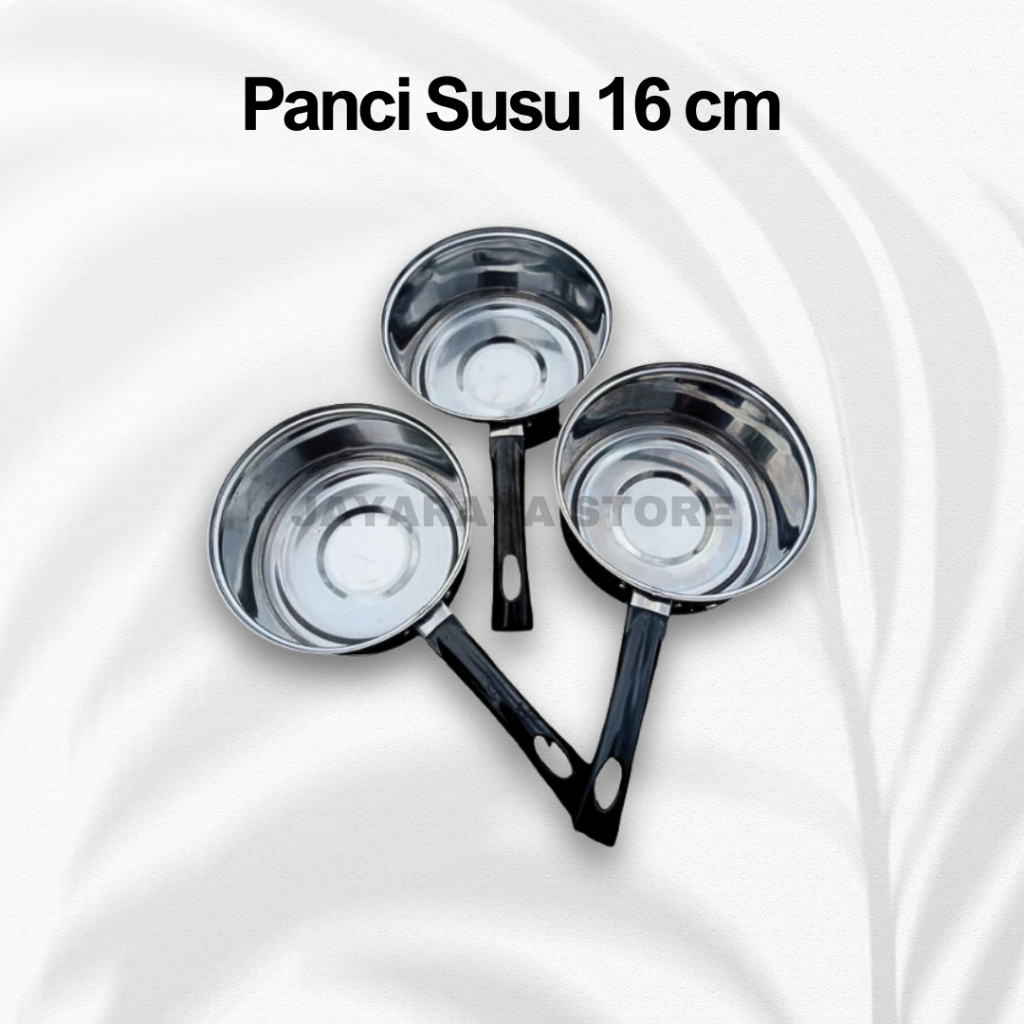 Panci susu stainless 16 cm - panci masak rebus air mie serbaguna murah